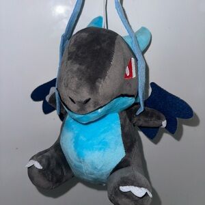 Charming Dragon Plush with Blue Accents